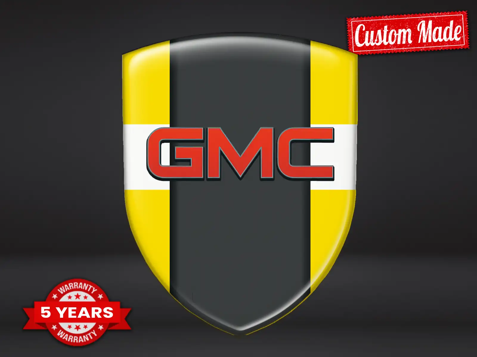GMC Logosticker Business Sportlich Stern Minimalistisch